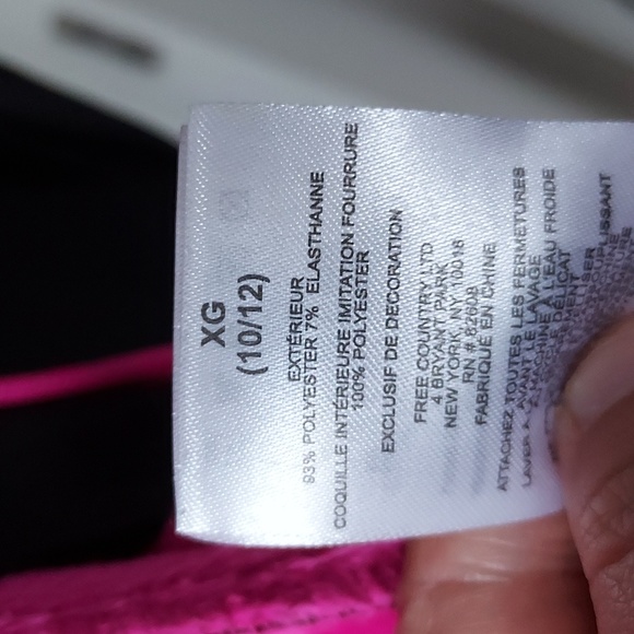 Free Country hooded long sleeve black lined coat with pockets xl (10-12) - Picture 11 of 17